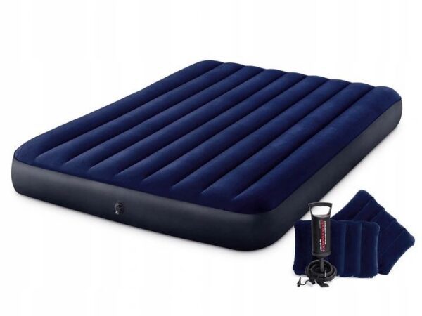 Nafukovacia posteľ INTEX 203x152 cm tmavomodrá