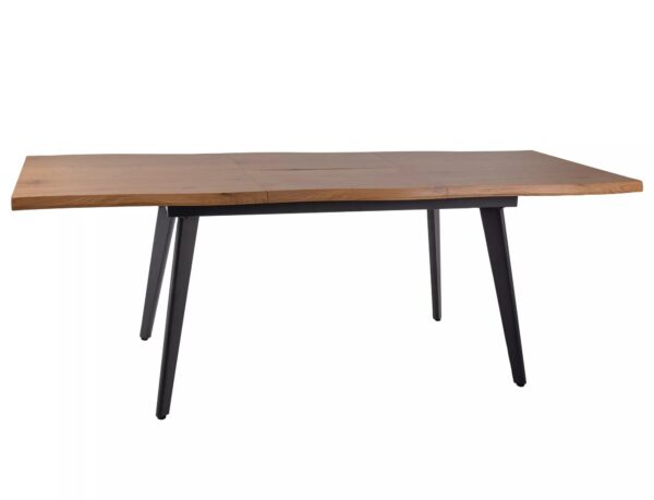 Rozkládací jídelní stůl Fresno 150/210 cm dub přírodní/černý