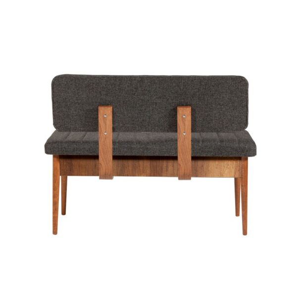 Bank Vina Bank Anthracite, Walnut – Obrázok 4