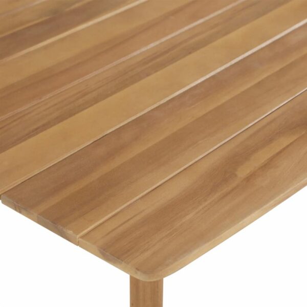 Barový stôl 60x60 cm z akáciového dreva – Obrázok 3