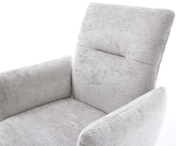 Jedálenská stolička Jova-Flex s opierkami mikrovlákno strieborno sivá – Obrázok 4