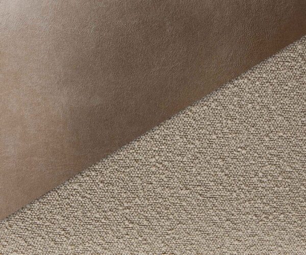 Jedálenská stolička Nela-Flex zmiešané materiály tmavobéžová – Obrázok 3