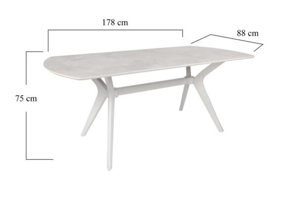 Jedálenský stôl Ares 1042 – Obrázok 3