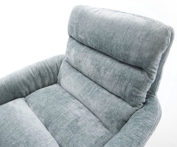 Otočná jedálenská stolička Abelia-Flex s opierkami šenilka pastelovo – Obrázok 4