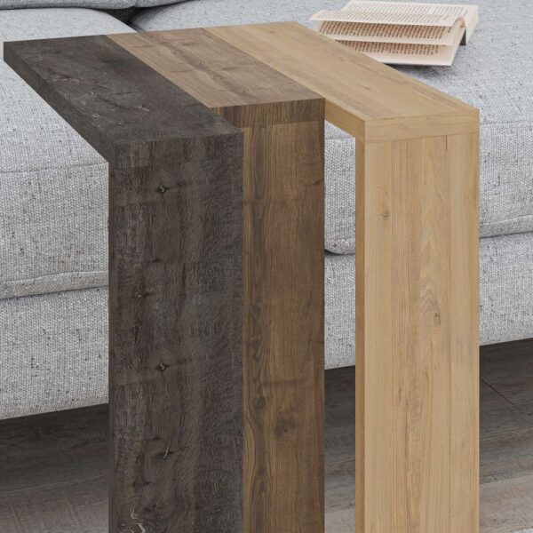 Príručný stolík / Odkladací stolík Muju - Dark Coffee, Hitit, Sapphire Oak – Obrázok 4