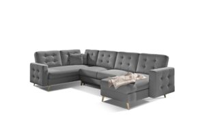 Rohová rozkladacia sedacia súprava ASGARD U 326 cm - výber z 30 prevedení