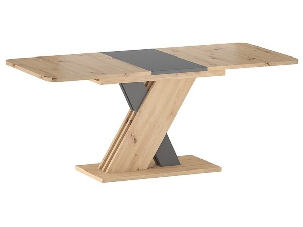 Rozkladací jedálenský stôl Exel 140/180 cm dub remeselný/antracit