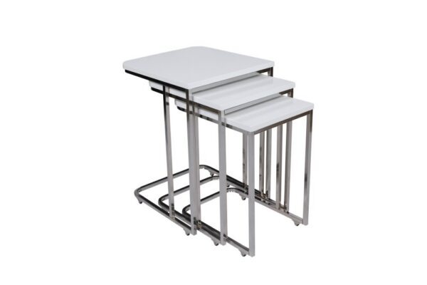 Sada odkladacích stolíkov (3 kusy) Ce Metal Zigon - 9406 – Obrázok 2