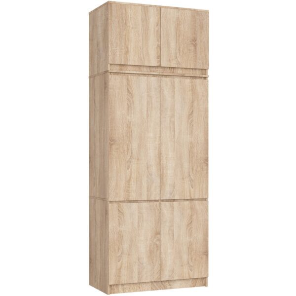 Šatní skříň s nástavcem Star 02 90 cm dub Sonoma