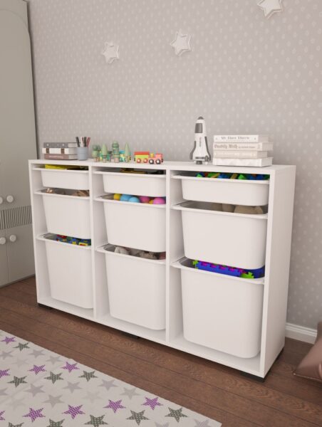 Viacúčelová skrinka Bofi - White
