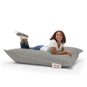 Záhradný sedací vak Cushion 100x100 cm sivý