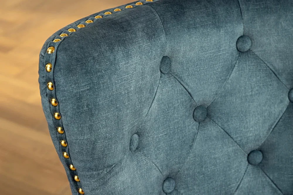 Chesterfield jedálenská stolička 2 ks FRIXON Dekorhome – Obrázok 2