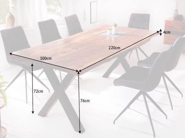 Jedálenský stôl ATLAS Dekorhome – Obrázok 2