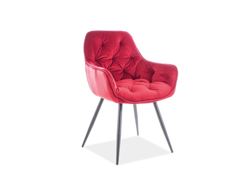 Jedálenské kreslo CHERRY VELVET Signal – Obrázok 3