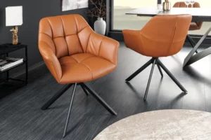 Otočné jedálenské kreslo 2 ks KOKALOS Dekorhome