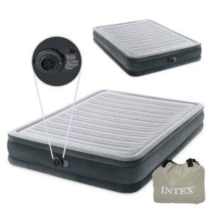 Nafukovací matrac s automatickou pumpou DELUXE III sivá