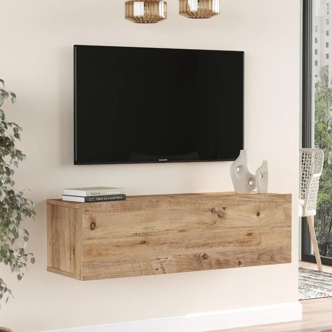 Závesný TV stolík Houseland Fullio borovica Atlantic