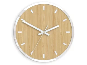 Bambusové nástěnné hodiny Bamboo 30 cm hnědé