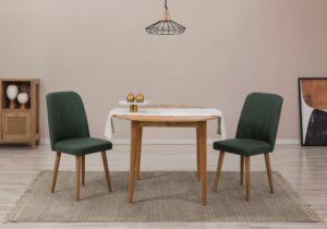 Jedálenský set s rozkladacím stolom a stoličkami (3 kusy) Vina 1070 - Atlantic Pine