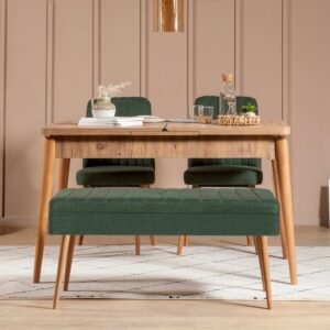Jedálenský set s rozkladacím stolom a stoličkami (4 kusy) Vina 1070 - 3 - Atlantic