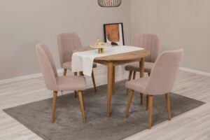 Jedálenský set s rozkladacím stolom a stoličkami (5 kusov) Vina 0900 - Atlantic Pine