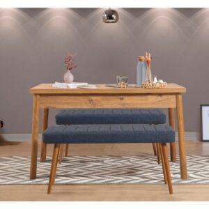 Jedálenský set so stolom a lavicou (3 kusy) Costa 1048 - Atlantic Pine