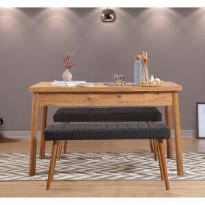 Jedálenský set so stolom a lavicou (3 kusy) Costa 1053 - Atlantic Pine