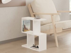 Príručný stolík / Odkladací stolík Zet - White