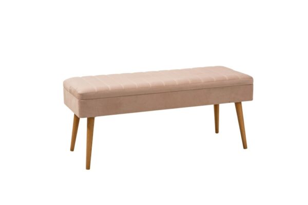 Set s rozkladacím stolom, stoličkami a konzolou (6 kusov) Vina Bench 04 0900 - Atlantic Pine, Stone – Obrázok 4