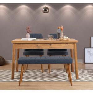 Set stola a stoličiek (4 kusy) Costa Atlantic-Navy Blue