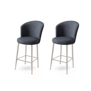 Bar Stool Set (2 Pieces) Alte - Anthracite