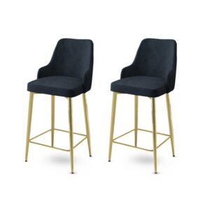 Bar Stool Set (2 Pieces) Enox - Anthracite