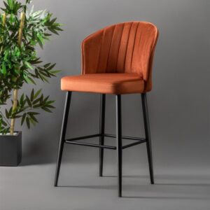 Bar Stool Set (2 Pieces) Rubi - Tile Red
