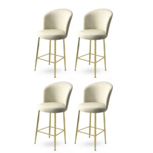 Bar Stool Set (4 Pieces) Alte - Cream