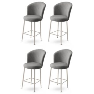 Bar Stool Set (4 Pieces) Alte - Grey