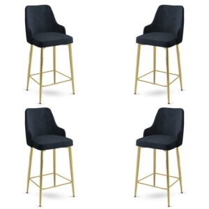 Bar Stool Set (4 Pieces) Enox - Anthracite