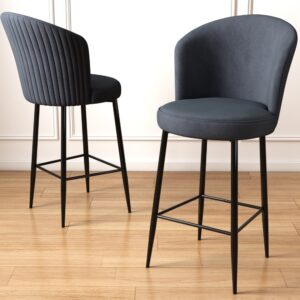 Bar Stool Set (6 Pieces) Alte - Anthracite