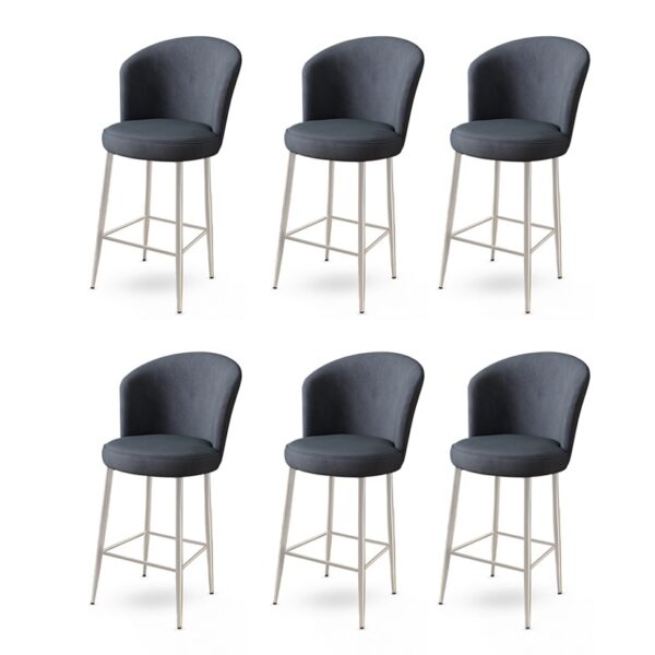 Bar Stool Set (6 Pieces) Alte - Anthracite