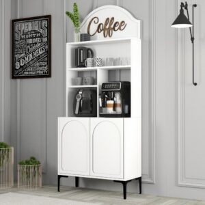 Coffee Bar Cabinet Lyon 80 - White