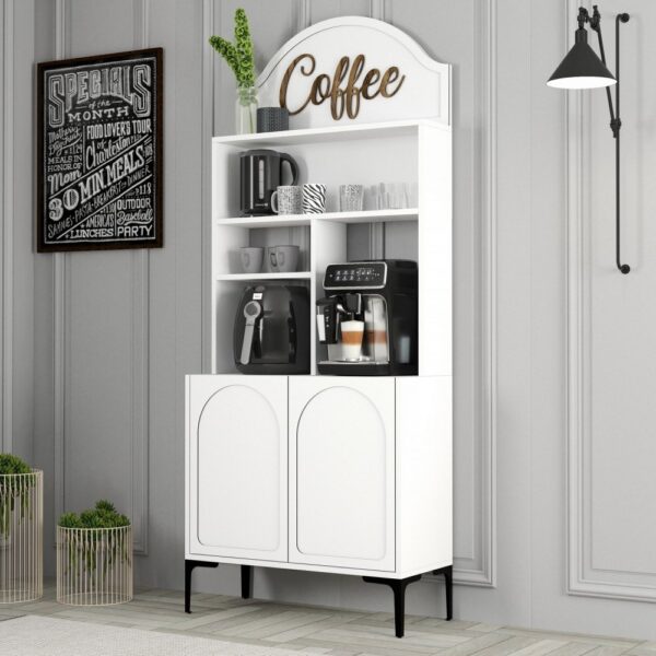Coffee Bar Cabinet Lyon 80 - White