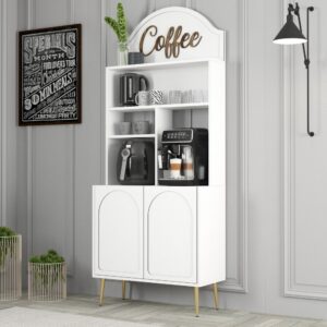 Coffee Bar Cabinet Lyon 80 - White