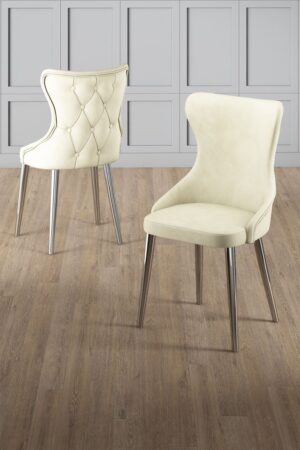 Súprava stoličiek (6 kusov) Alpa - Cream
