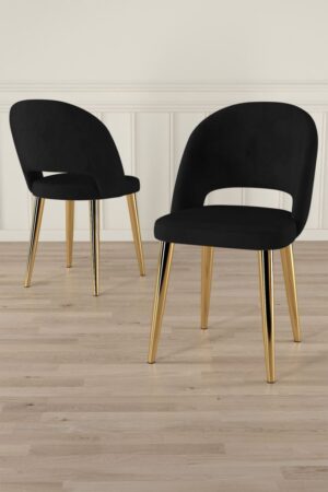 Súprava stoličiek (6 kusov) Pane - Black