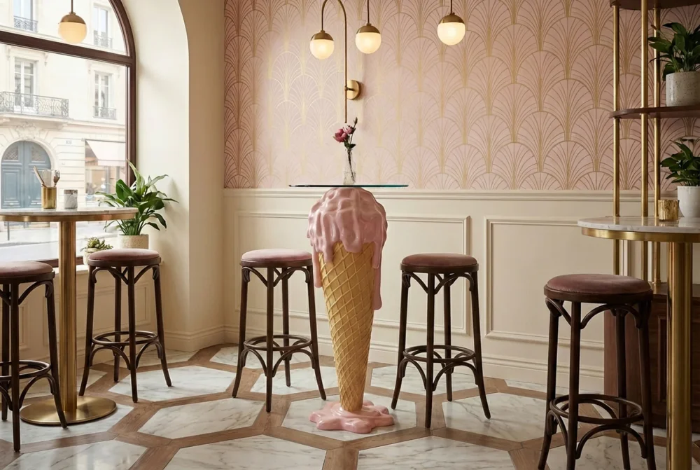 Barový stôl GELATO Dekorhome – Obrázok 3