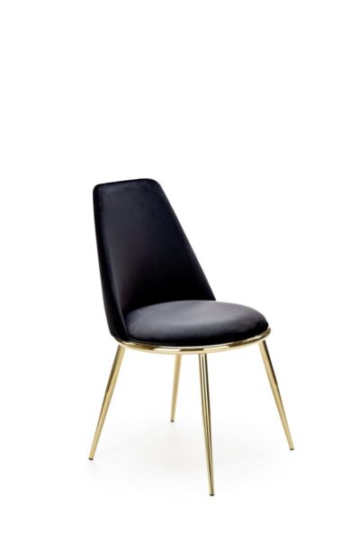 Dizajnová stolička GLAMOUR K460 čierna