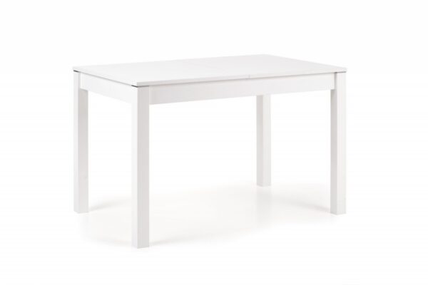 Jedálenský rozkladací stôl Maurycy 118/158 cm biely