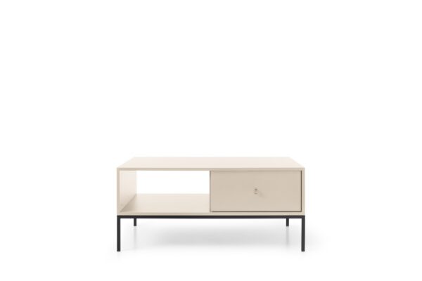 Konferenčný stolík Mono II 104 cm béžový/čierny