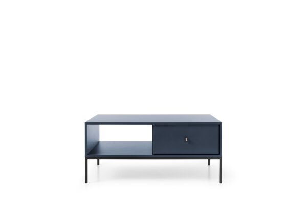 Konferenčný stolík Mono II 104 cm modrý/čierny
