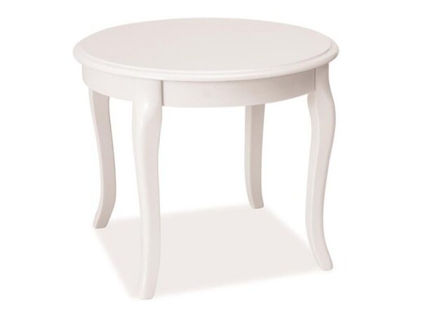 Konferenčný stolík Royal 60 cm biely