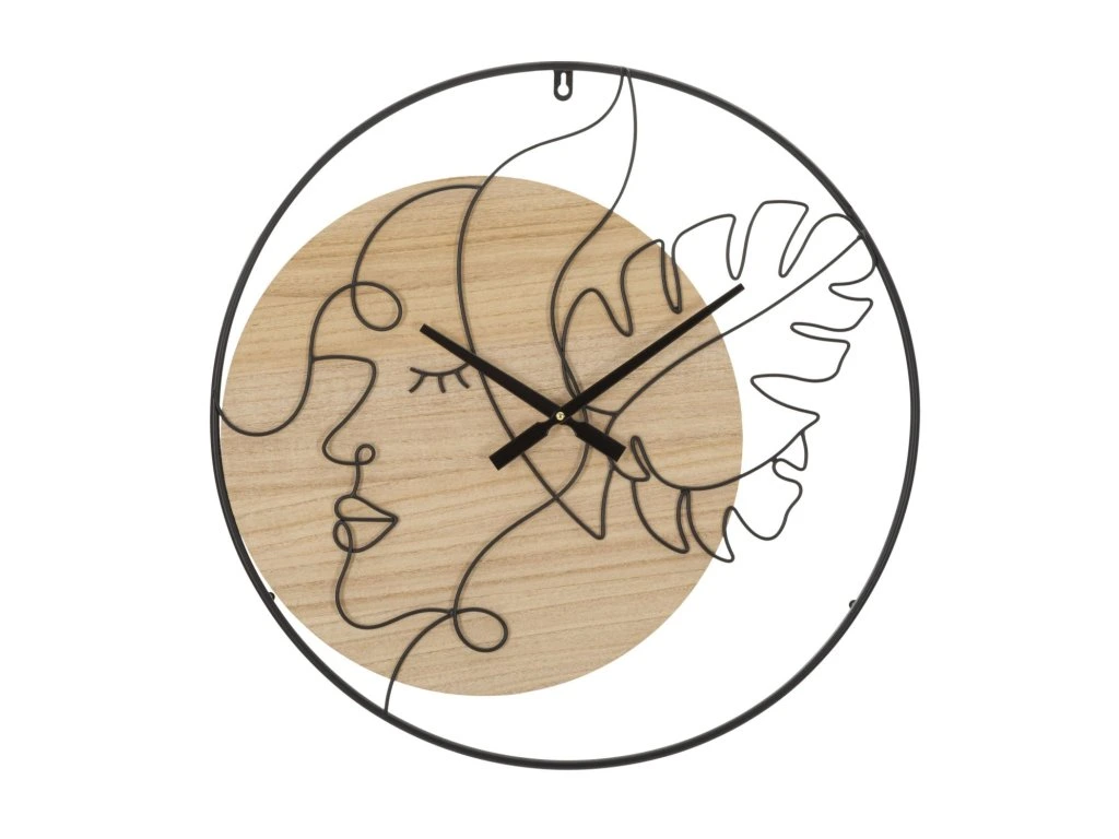 Nástenné hodiny Elegant B 60 cm hnedé/čierne